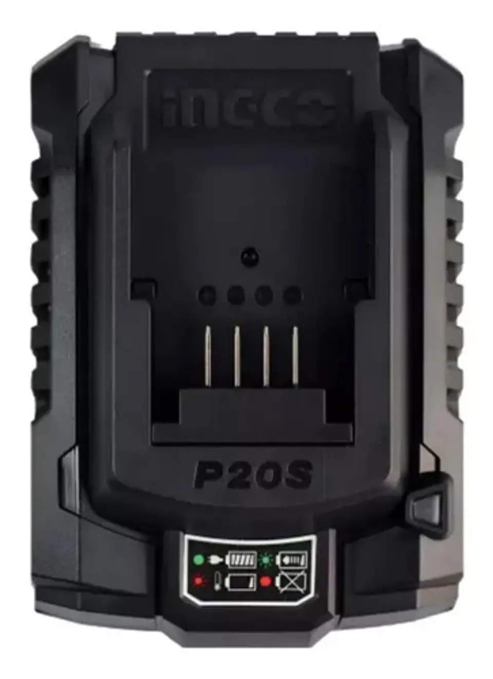 Cargador De Baterías Ingco 20v Industrial Fcli2001-7 2
