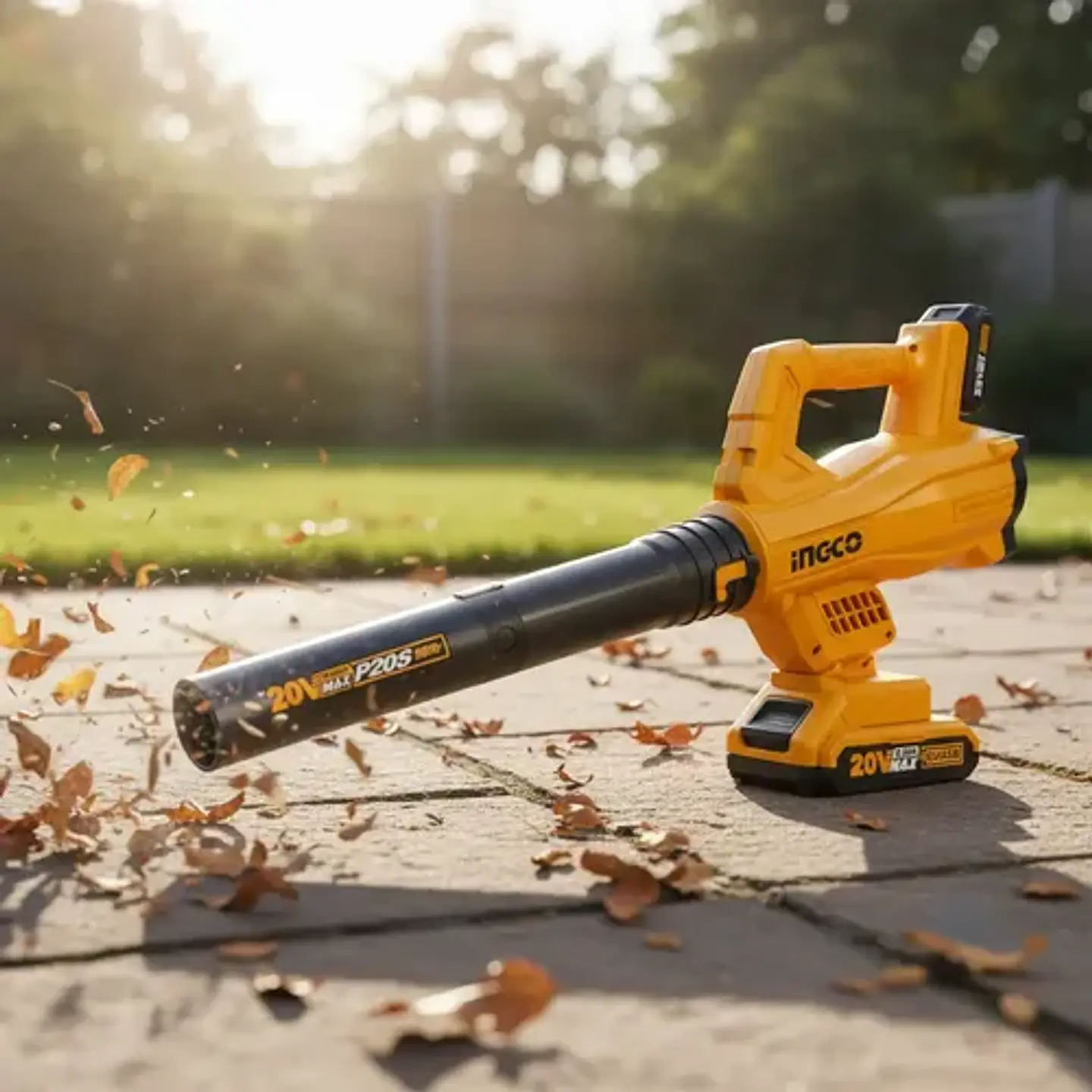 Soplador Inalámbrico Ingco 20v 8.5 M3/min Cabli20428 Bat+car 1