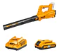 Soplador Inalámbrico Ingco 20v 8.5 M3/min Cabli20428 Bat+car - Miniatura 2