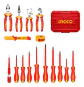 Set Herramientas Manuales Aisladas Dieléctricos 16 Piezas Hkith1601 Ingco Color Rojo - Miniatura 1