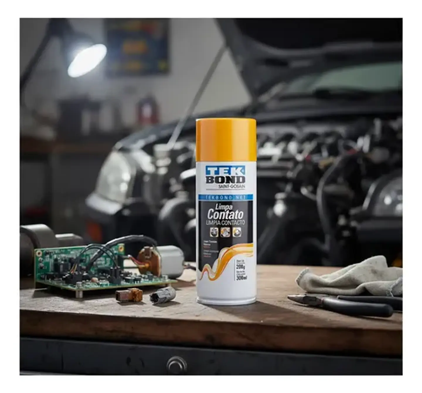 Limpia Contacto Eléctricos En Spray 300 Ml Tekbond  1