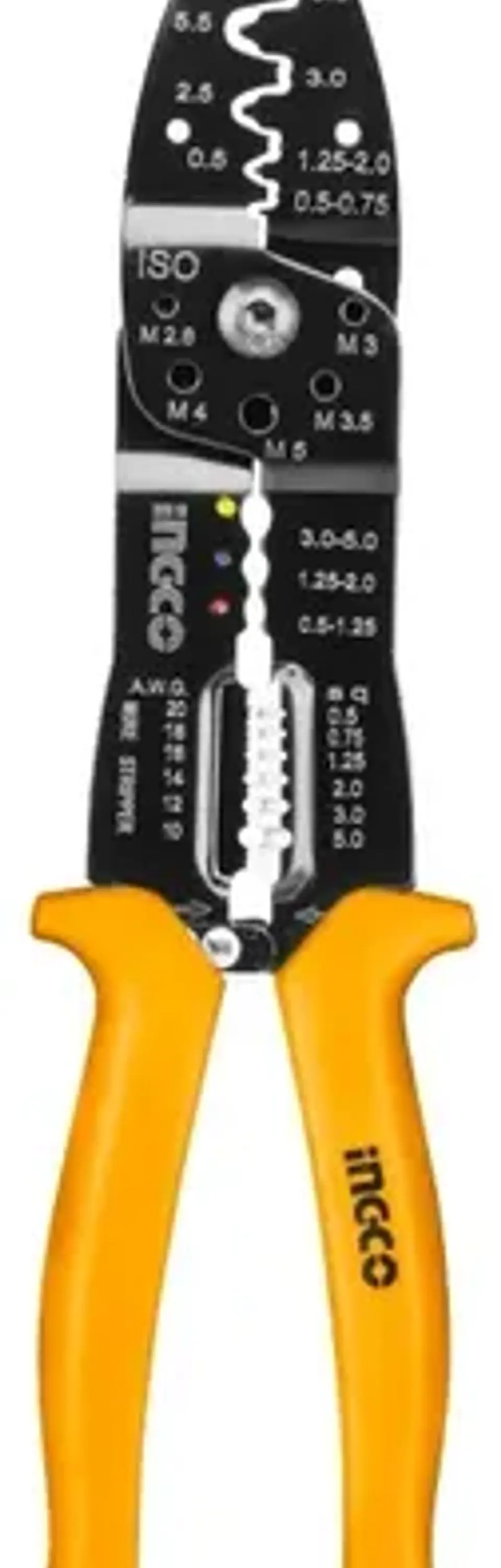 Alicate Terminales Pelacables Industrial Ingco 254mm Hwsp101 1