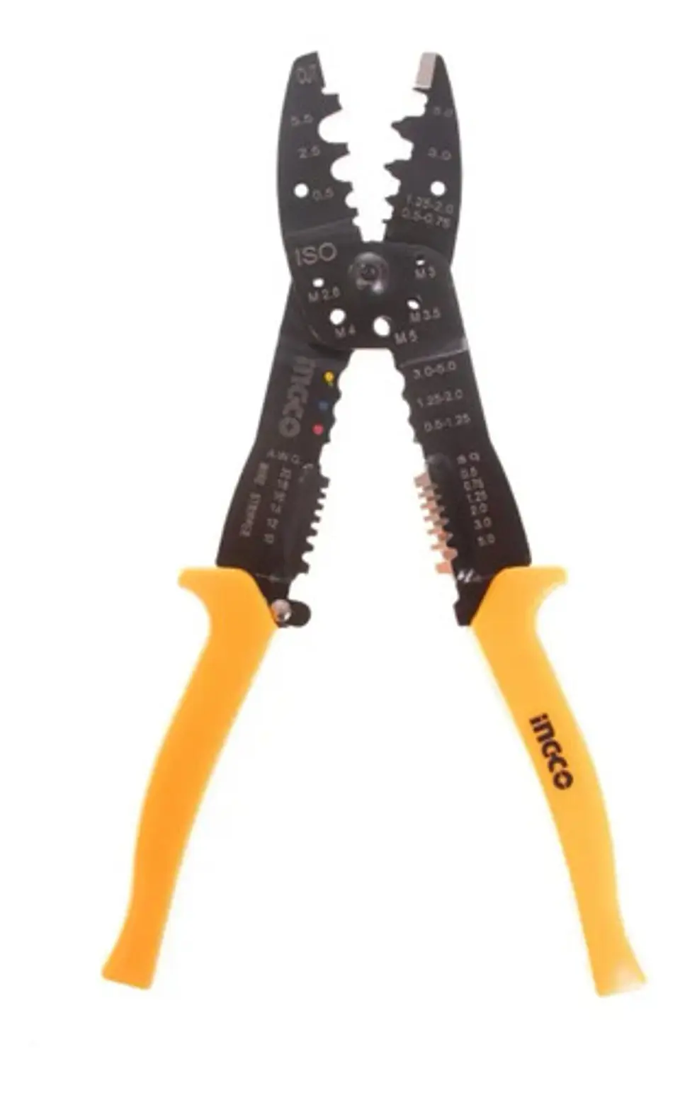 Alicate Terminales Pelacables Industrial Ingco 254mm Hwsp101 3