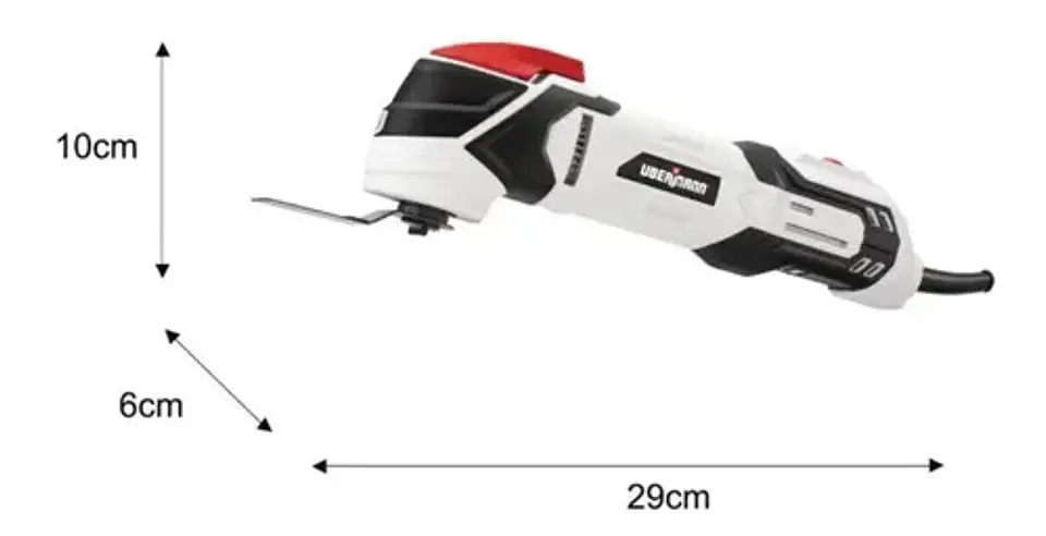 Herramienta Multifuncional Eléctrica Ubermann 250 W + 10 Pzs 8