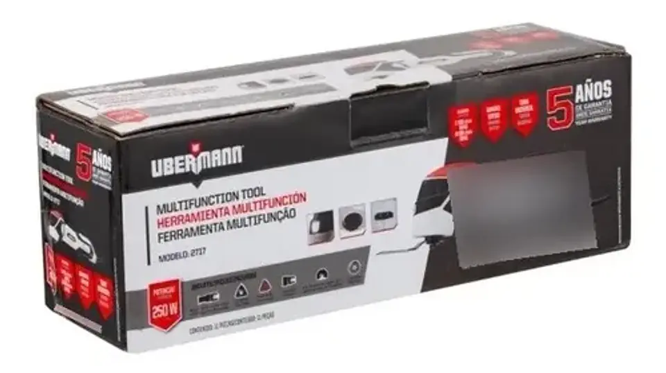 Herramienta Multifuncional Eléctrica Ubermann 250 W + 10 Pzs 9