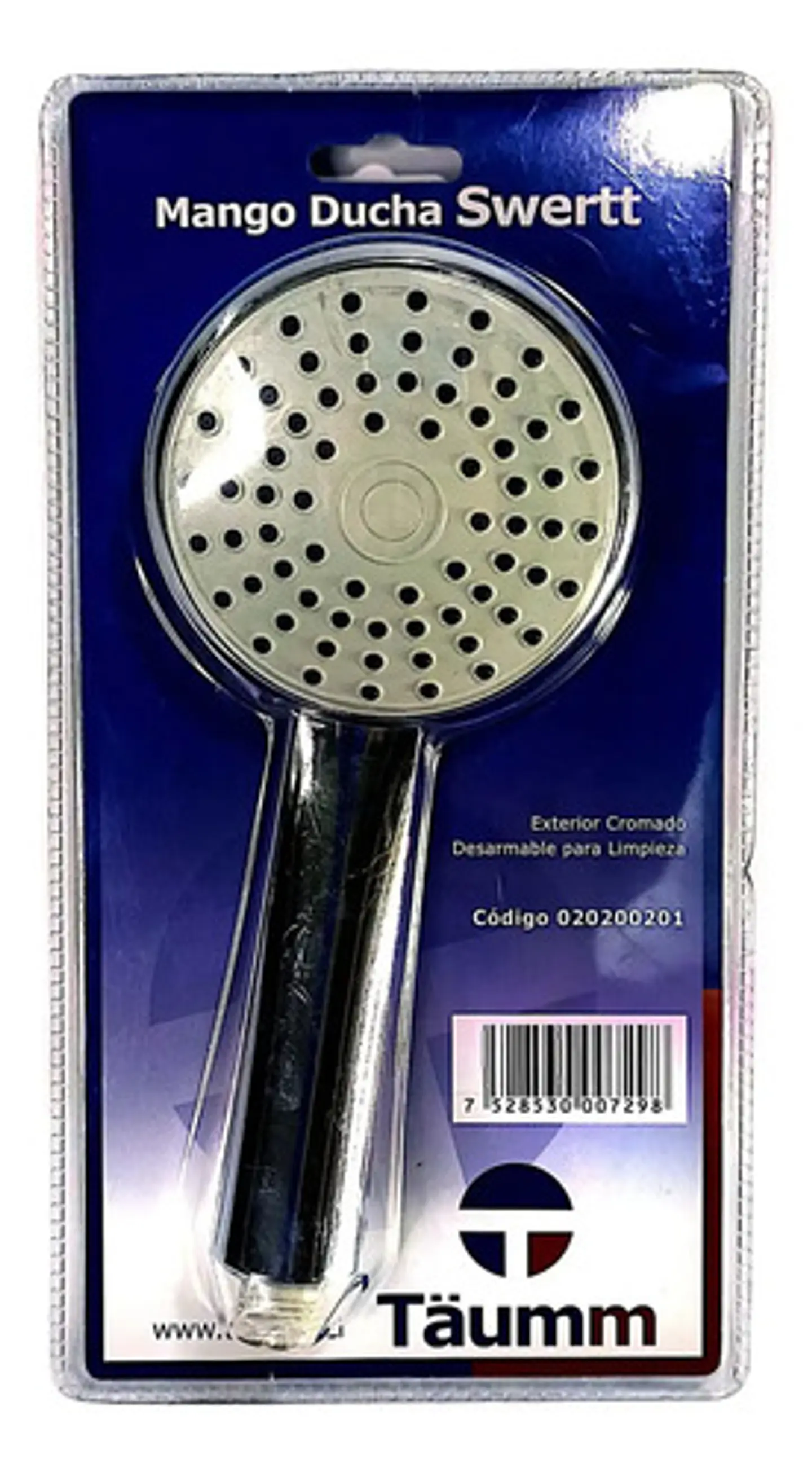 Mango De Ducha Täumm Swertt Plateado Cromada Cromado 5