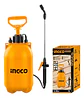 Rociador Pulverizador Fumigador Manual A Presion 5 Lts Ingco Amarillo - Miniatura 1