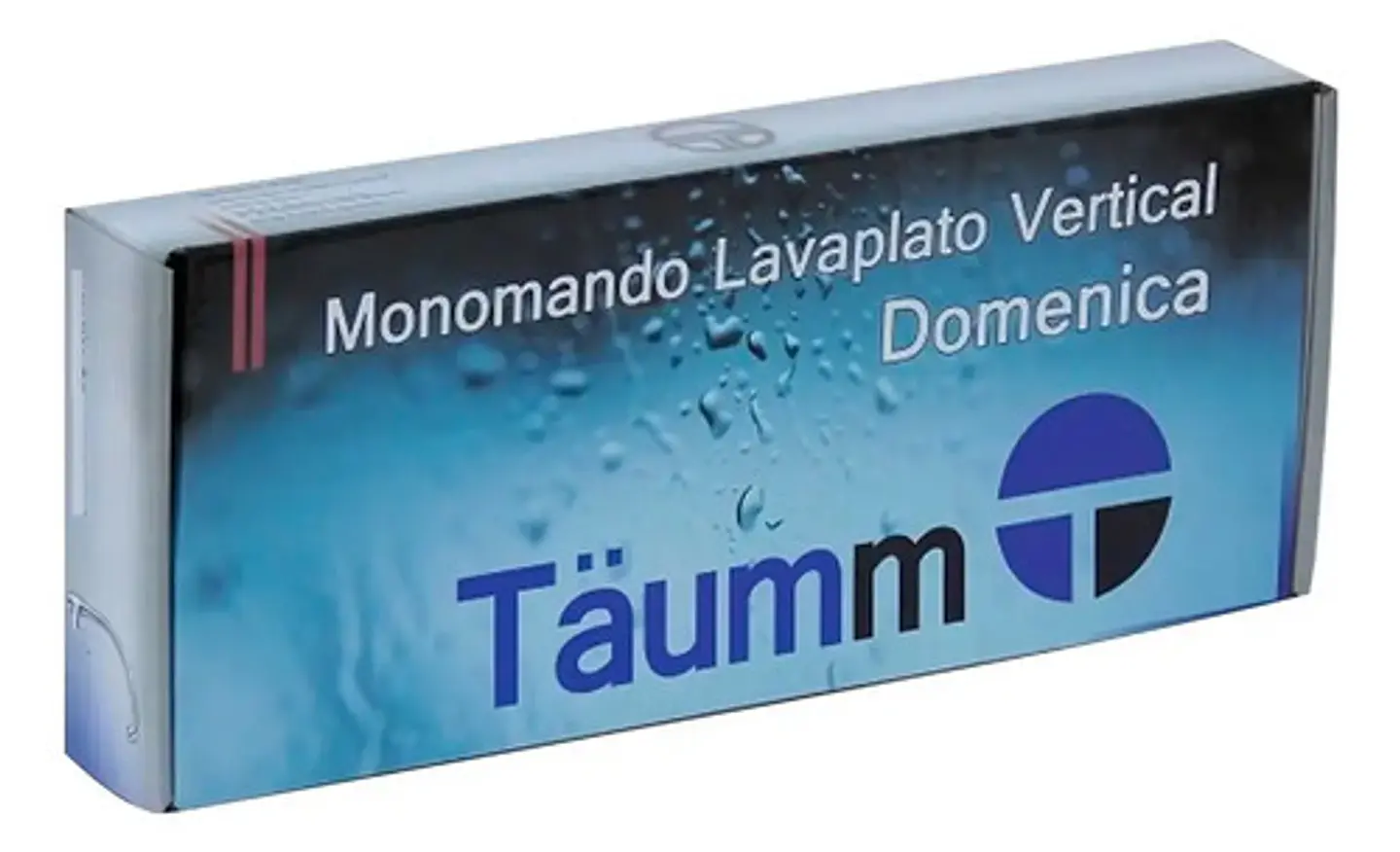 Llave Monomando Lavaplatos Vertical Domenica Color Plateado Brillante 2