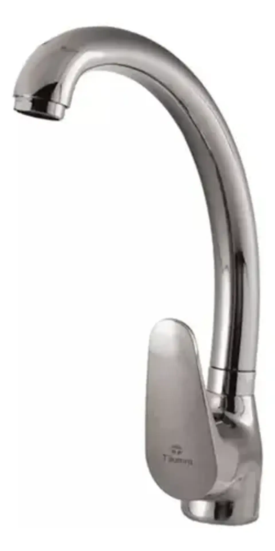 Llave Monomando Lavaplatos Vertical Domenica Color Plateado Brillante 5