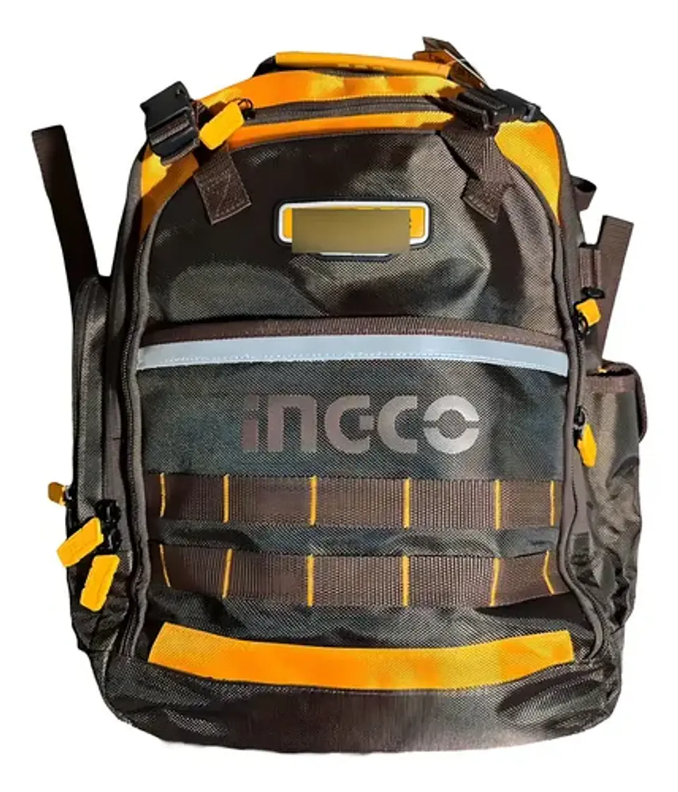 Mochila Porta Herramienta Industrial Ingco 46x38x17 Hbp01028 2