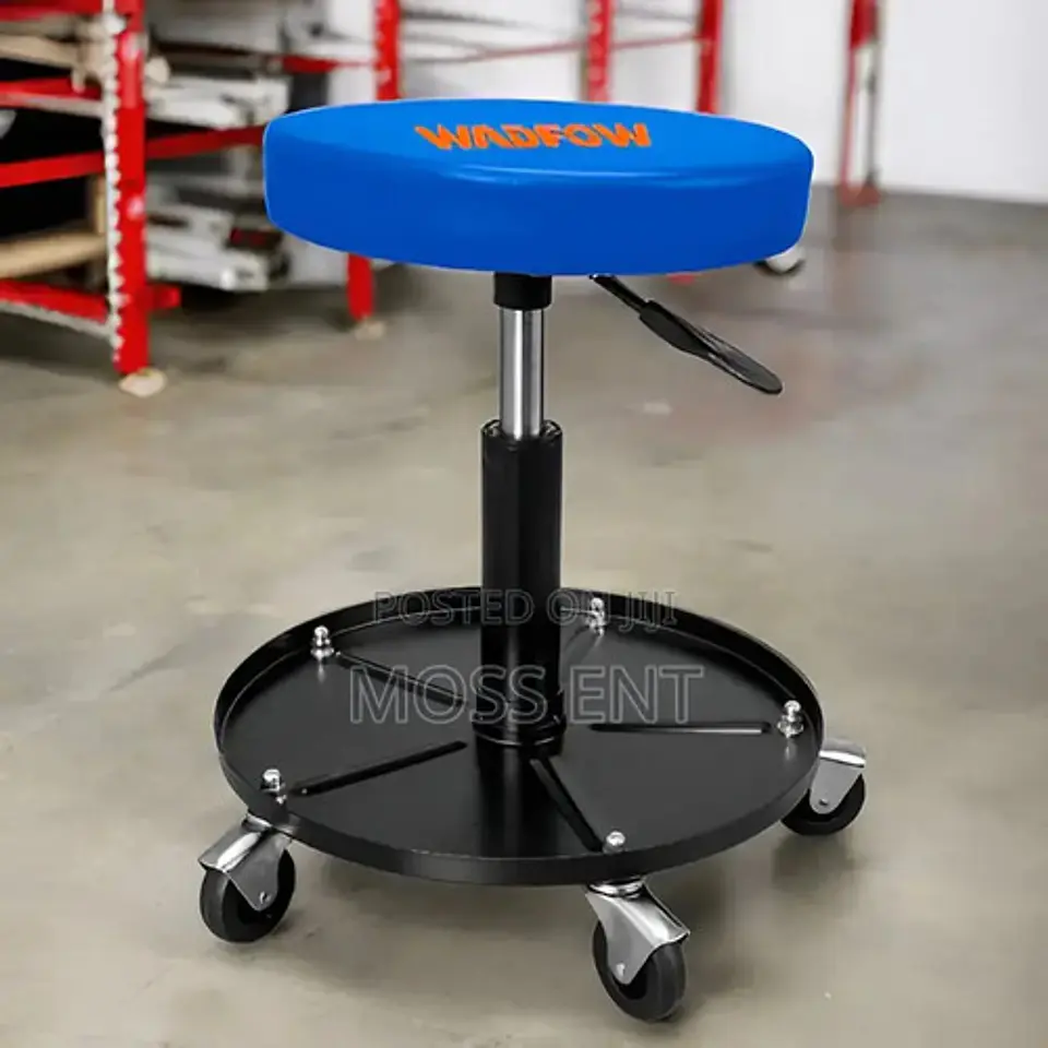 Asiento Rodante Mecanico Con Ruedas Wadfow Regulable Wnc1521 6