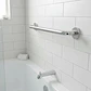 Barra Seguridad Recta Ducha Baño 60 Cm X 3,2 Cm Inoxidable Plateado - Miniatura 2