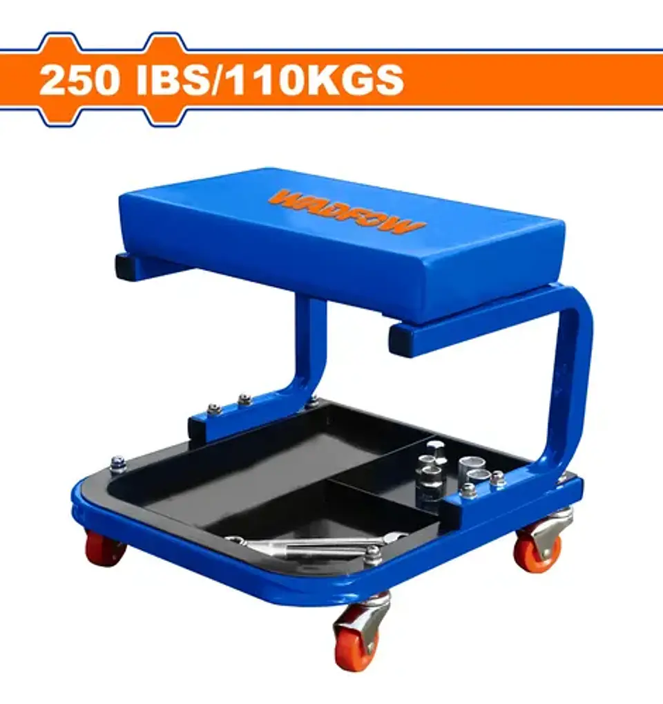 Asiento Rodante Cuadrado Con Ruedas Wadfow 110kg Wnc1501 3