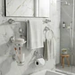 Set Accesorios Baño 6 Piezas Colomba Plateado - Miniatura 2