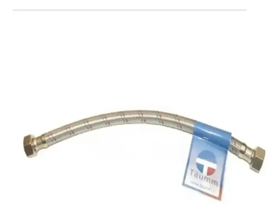 Flexible Agua Hi-hi 1/2 40 Cm Taumm Acero Inoxidable 350 Psi 2
