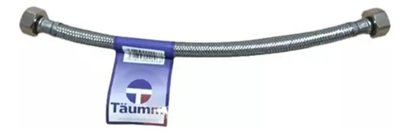 Flexible Agua Hi-hi 1/2 40 Cm Taumm Acero Inoxidable 350 Psi 4