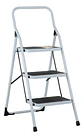 Escalera De Tijera Metalica 3 Peldaños Mirlo 903 Plegable - Miniatura 2