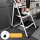 Escalera De Tijera Metalica 3 Peldaños Mirlo 903 Plegable - Miniatura 4