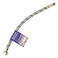Flexible Agua He-hi M10x1 1/2 X 35 Cm Taumm Negro/azul - Miniatura 2