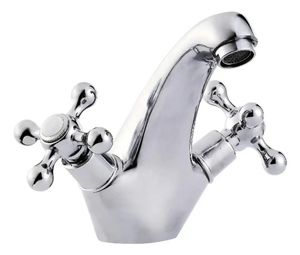 Llave Monoblock Lavatorio Bonn Taumm Lavamanos Metal Cromado 4
