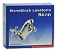 Llave Monoblock Lavatorio Bonn Taumm Lavamanos Metal Cromado - Miniatura 6