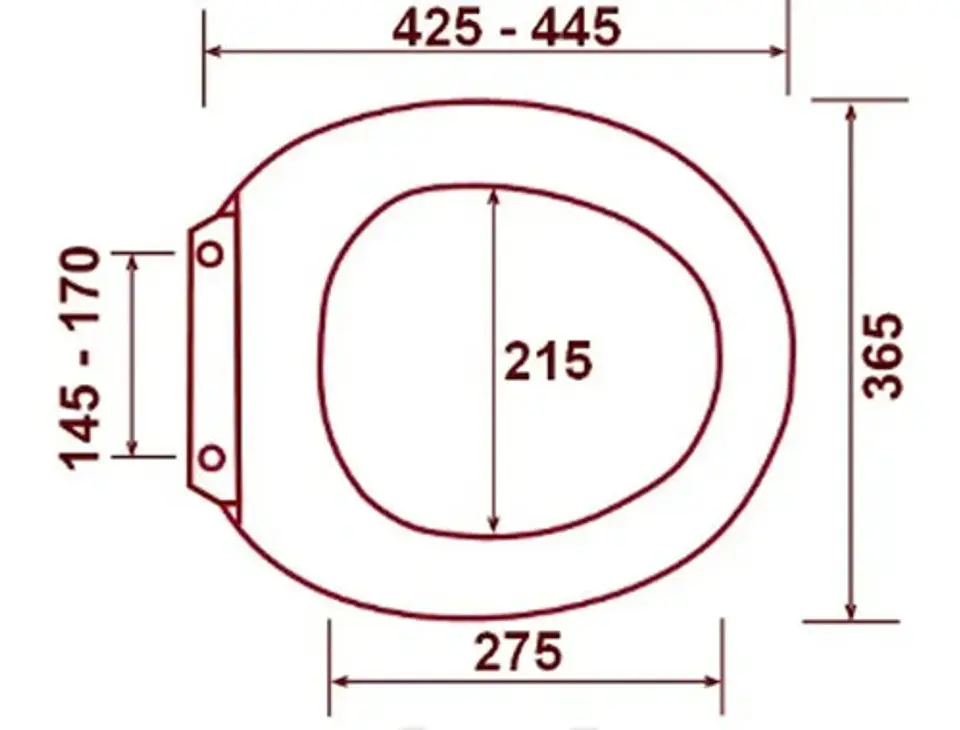 Asiento Y Tapa Para Wc Colomba Color Blanco 5