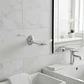 Jabonera De Vidrio Linea Colomba Taumm Baño Color Gris - Miniatura 3