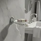 Jabonera De Vidrio Linea Colomba Taumm Baño Color Gris - Miniatura 4