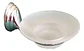 Jabonera De Vidrio Linea Colomba Taumm Baño Color Gris - Miniatura 6