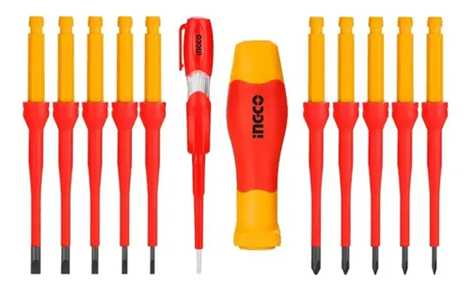Set Aislado 12 Destornilladores Ingco Hkisd1201 - Smf 2