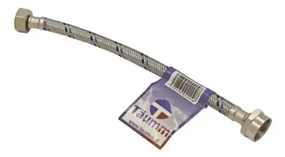 Flexible Agua Hi-hi 1/2 35 Cm Taumm Acero Inox 350 Psi 2