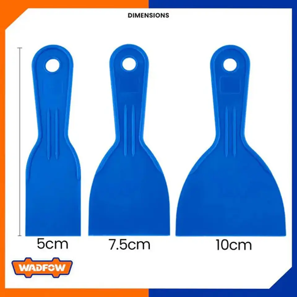 Espatula Plastica 50-75-100 Mm 3