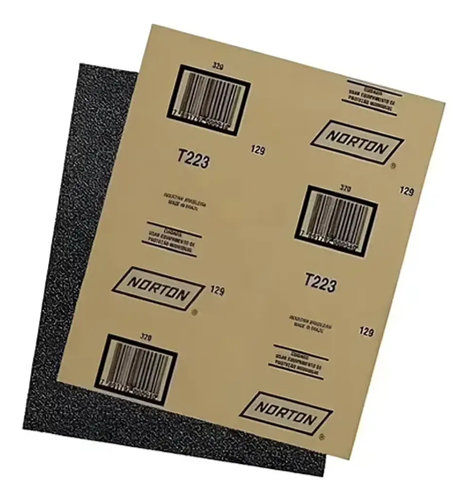 Set 5 Lijas Al Agua Ferretera T-223 230x280 Mm Norton 1