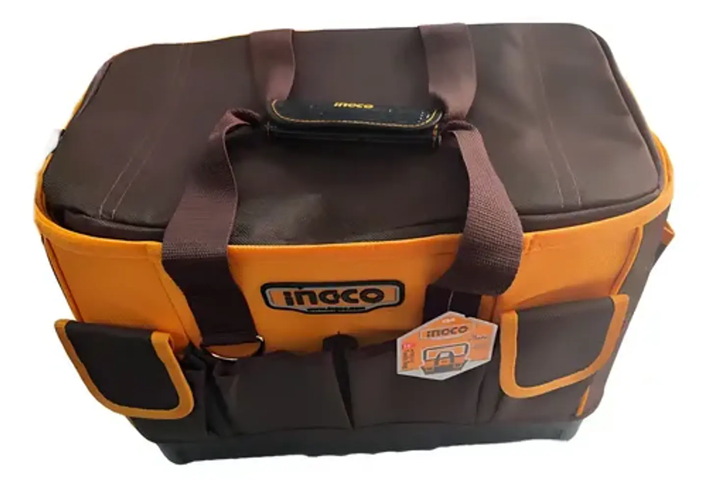 Bolso Porta Herramientas 16 Pulgadas 25 Bolsil  Ingco Htbg10 2