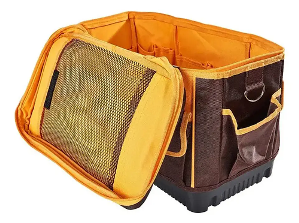 Bolso Porta Herramientas 16 Pulgadas 25 Bolsil  Ingco Htbg10 5