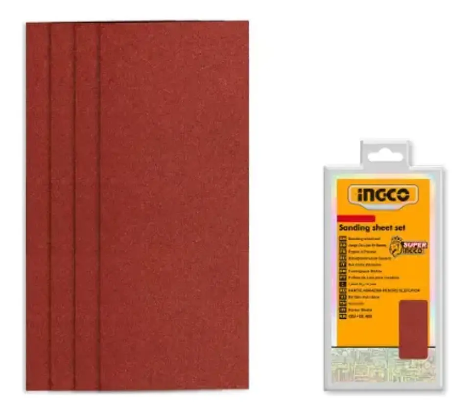 Set 50 Lijas P40 P80 P120 P180 Ingco 90x231 Mm Akfs2401012 1