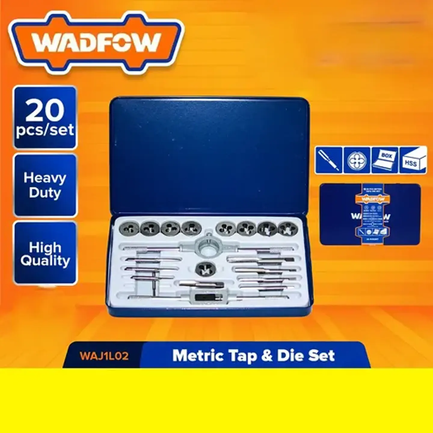Set De Terrajas Macho Y Hembra M3-m12 20 Pzs Wadfow Waj1l02 4