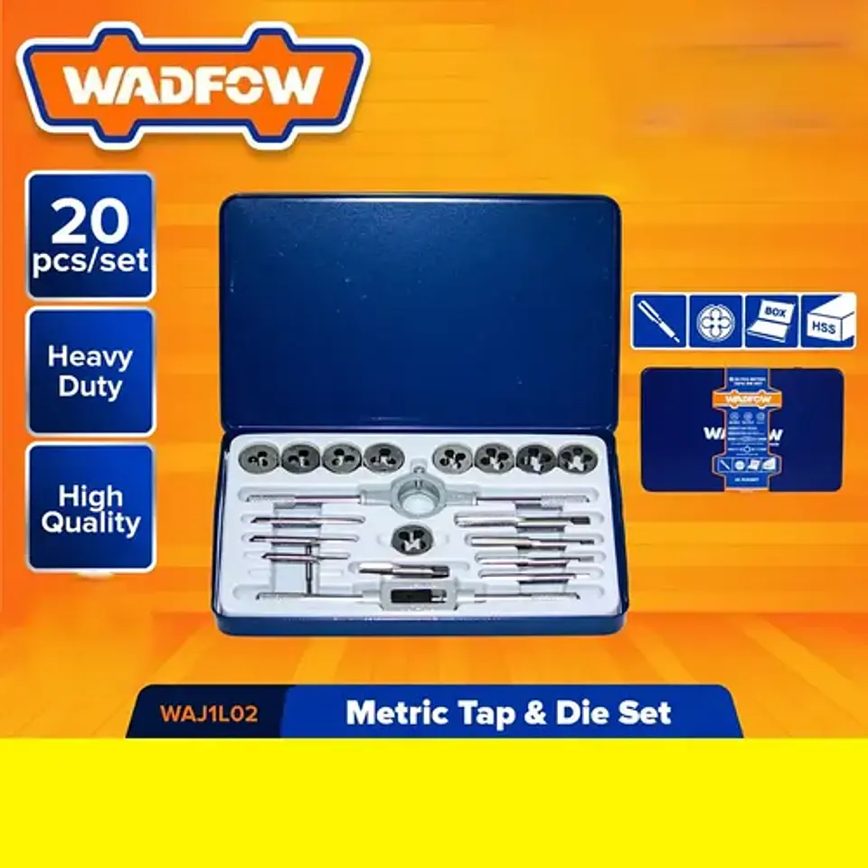 Set De Terrajas Macho Y Hembra M3-m12 20 Pzs Wadfow Waj1l02 4