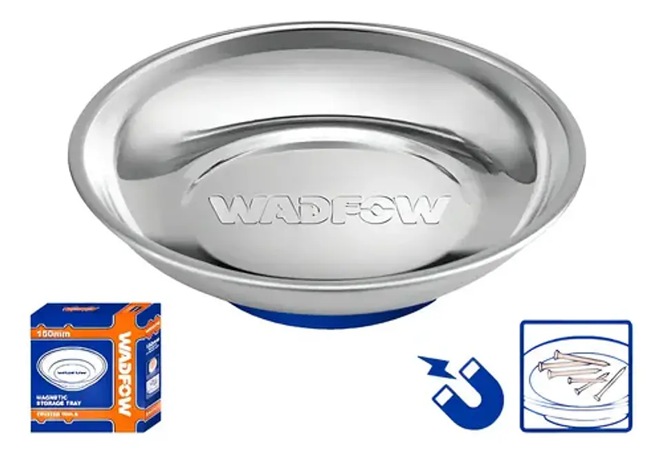 Bandeja Magnetica Circular Redonda 150mm Wadfow Wmc6001 2