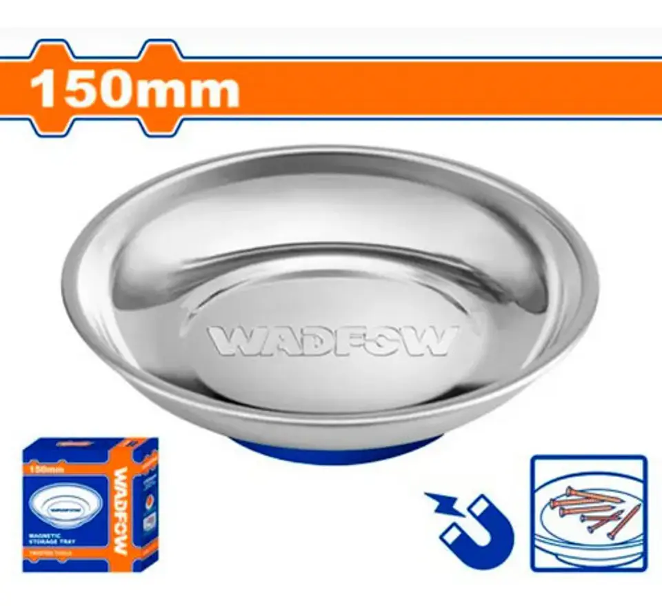Bandeja Magnetica Circular Redonda 150mm Wadfow Wmc6001 5