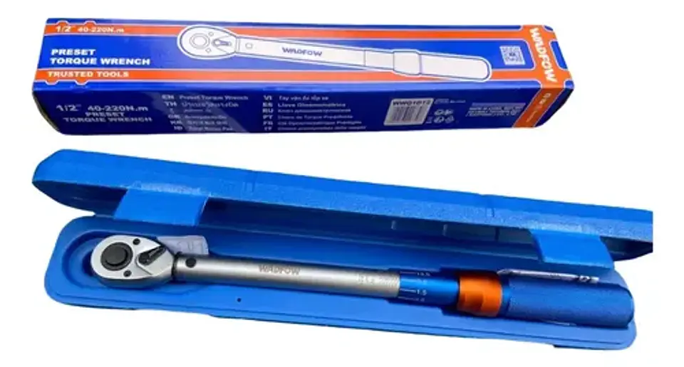 Llave Torque Torquimetro Dinamometrica 40-220 Nm 1/2 Wadfow 1