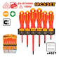 Set Destornilladores Electricos Aislado 6pcs Ingco Hkisd0608 - Miniatura 4