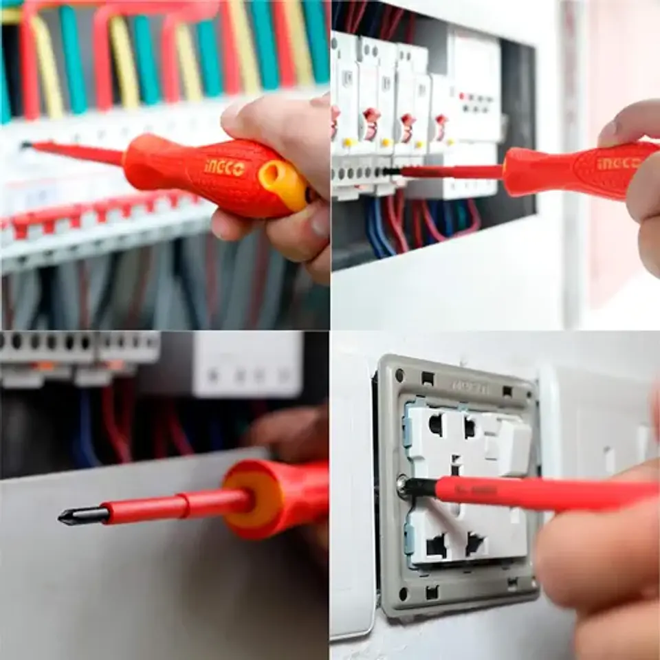 Set Destornilladores Electricos Aislado 6pcs Ingco Hkisd0608 8