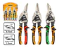 Set Pack De 3 Tijeras Aviación Hojalateras Ingco De 10 Pulga - Miniatura 2