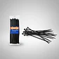 Set De 100 Amarras Plasticas Wadfow 2.5x100 Mm 8 Kg Negro - Miniatura 1