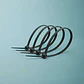 Set De 100 Amarras Plasticas Wadfow 2.5x100 Mm 8 Kg Negro - Miniatura 5