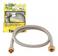 Flexible Para Gas Hi-hi 3/8 Izqx 1/2 60 Cm Taumm Acero Inox - Miniatura 6