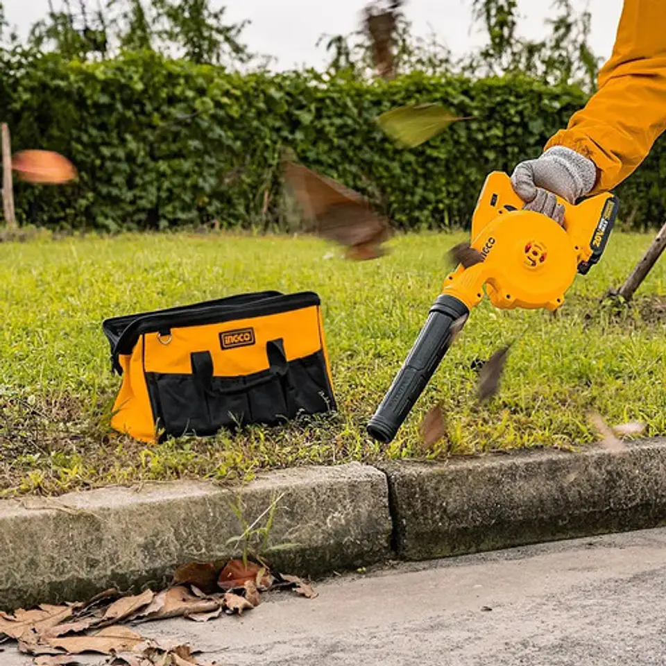 Soplador Inalambrico Velocidad Variable 20v Ingco Cabli20018 7