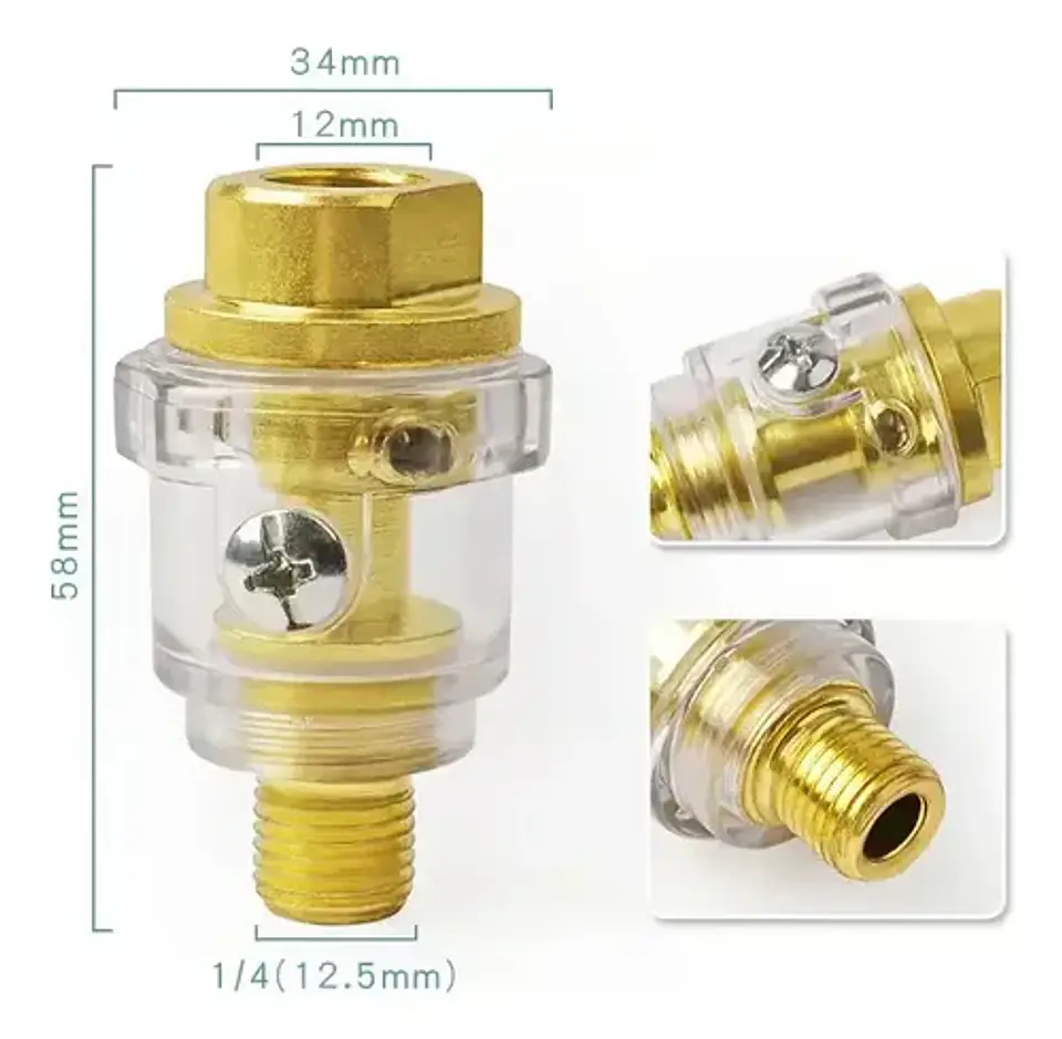 Lubricador Herramientas Neumaticas 10 Cc 1/4 Pulgadas Wadfow 3