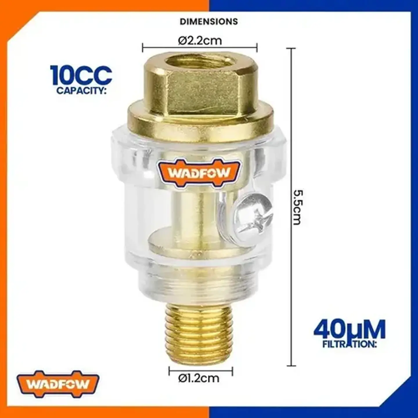 Lubricador Herramientas Neumaticas 10 Cc 1/4 Pulgadas Wadfow 7